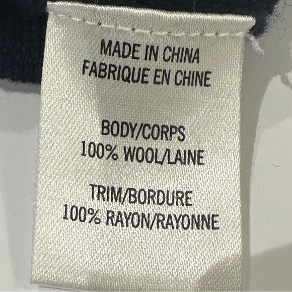 Theory Dark Blue Wool Zip Back Tunic Sweater - Picture 7 of 7